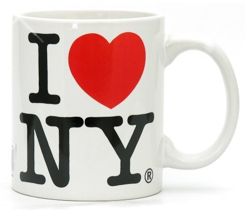 1 X I Love Ny White Ceramic Mug 11 0z!