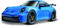Maisto Porsche 911 GT3 (2022): Modellauto im Maßstab 1:18, Türen, Kofferraum und Motorhaube beweglich, blau (536458B)