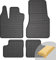 FROGUM EL Toro Gummimatten Ganzjähriges-Set von Autofussmatte Auto Fußmatten für Renault Twingo III ab 2014, für Smart Forfour II 2014-2020 | Beständiges Gummi Material | 1,5cm Schutzkante
