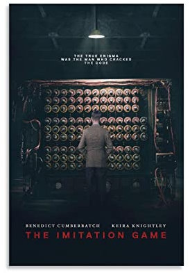 Filmposter / Poster, Motiv: The Imitation Game History Drama Modern Family Bedroom Decor Poster 20 x 30 cm
