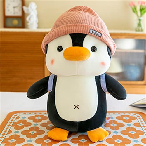 SWECOMZE Kuscheltier Pinguin Plüschtier für Mädchen, Jungen & Babys - Flauschiges Stofftier zum Kuscheln & Spielen, Pinguin Stofftier Schmusetier Geschenk (Rosa,45cm)