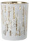 Heaven Sends White Glass Tree Woodland Tea Light Holder 12.5cm Tall Christmas Festive Gift Table Decoration, (SFZ862J)