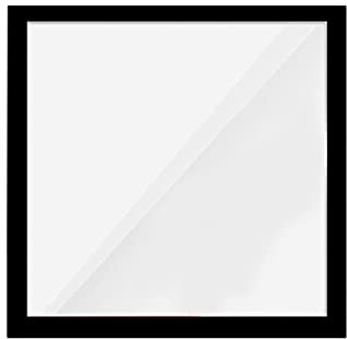 30 x 30 cm Magnetische Bilderrahmen, 3er-Set, selbstklebende Rückseite, Bilderrahmen, Fenster, Wand, Kühlschrank und Tür Display Halter für Werben, Lizenz, Fotos, Hinweise, Papier