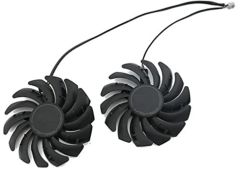 RAKSTORE PLD09210B12HH 85mm Grafikkarten Lüfter Kompatibel mit MSI RTX 3080 3080Ti 3090 Ventus 3X Leiser Kühler Lüfter (B+C)
