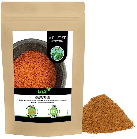 Alpi Nature Baharat Gewürz 250g, Baharat Gewürzmischung für Fleisch, Eintöpfe und Döner Kebab