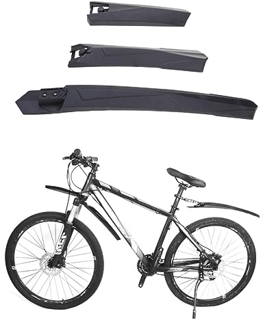 Toddmomy Quick Release Mud Guard Set Quality Rain Board Mud Flaps for Mountain Road and Bikes Lightweight and Durable Black Splashboard Protector