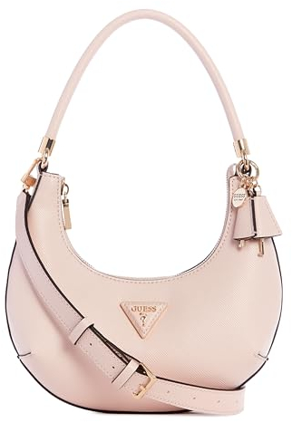 GUESS Gizele Petit, Hobo, Sac à bandoulière Femme, Rose Clair, Taille Unique