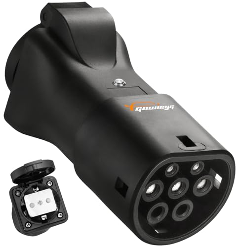 GUWIEYG Adaptateur V2L Compatible avec Kia/Hy-ndai/KGM(Compatible avec Les EV fabriqués en Corée), Adaptateur Véhicule vers Charge 16A 220 V, Déchargeur de Type 2