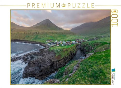 Puzzle · Gjógv | Gjógv ist ein faszinierender Ort auf den Färöern · 1000 Teile · Lege-Größe 64 × 48 cm · CALVENDO Puzzle