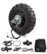 Motore del mozzo con ingranaggi brushless da 14,5 pollici da 350 W con pneumatico fuoristrada 145/70-6 per scooter elettrico con carriola per carrello (48V 350W, Kit freno a tamburo)