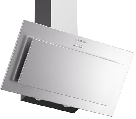 Klarstein Dunstabzugshaube 90cm, Abluft/Umluft Dunstabzugshaube mit Spülmaschinenfestem Filter, Energieeffizienz A++, LED-Beleuchtung, Leise Abzugshaube mit 305m³/h Luftstrom, Effiziente Wandhauben