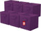 powerking Aufbewahrungsbox Organizer aus Stoff, 6 Stück faltbar Aufbewahrungswürfel Aufbewahrung Box in Würfelform, 33 x 33 x 33 cm, Violett