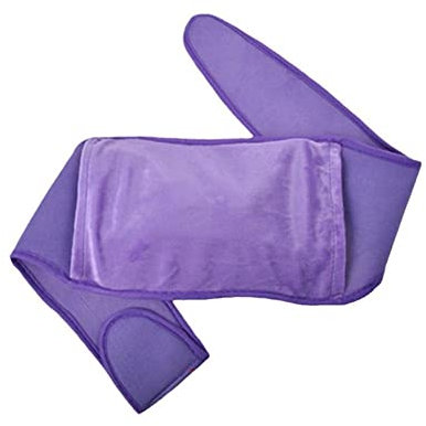 Purple Water Bottle Bag with Hot Rubber Shoulder Pads, Warmer Waist Cover Belt Pads, Warm Pouch
