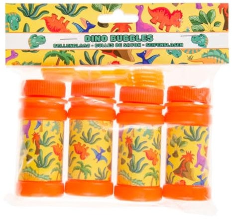Seifenblasen Dinosaurier, 4x50ml
