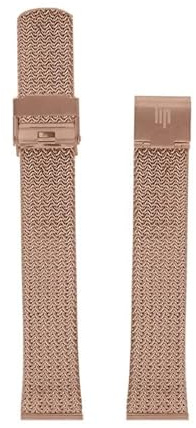 Lip Bracelet de Montre Maille Milanaise Rose Gold Tressé - 18 mm