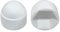 Lot de 10 capuchons de protection pour M10 - Largeur de clé 17 - Blanc - Capuchons hexagonaux pour vis et écrous - Capuchons de protection en plastique