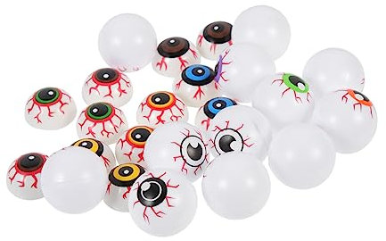 TOYANDONA 24stücke Kunstaugen Für Halloween Gruselige Augäpfel Dekoration Für Partys Garten Innenräume Realistische Horror-Requisiten Für Schaurige Stimmung