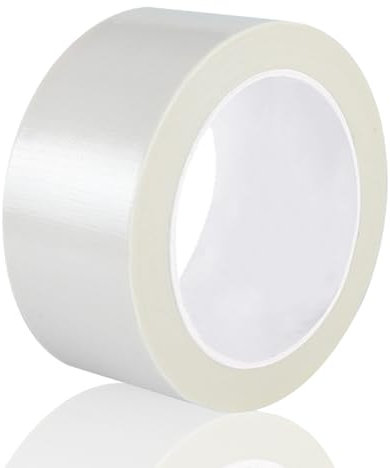 Yuexitech Panzertape Weiß, 25mm X 20m Gewebeklebeband, Starkes Duct Tape FüR Haus, Automobil Oder Outdoor Reparaturen