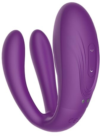 QgLust Vibrator Sex Spielzeug füür Paare die Frau, Doppelvibrator mit 10 Modi stimuliert G-Punkt Klitoris, Erotisches Sexspielzeugse Vibratorensets fur Sie, Sex Toys fur Frauen mit APP