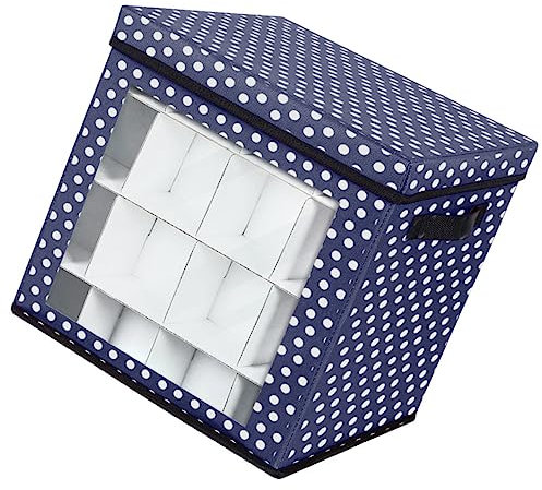 OUNONA Kugelaufbewahrungsbox Aus Oxford Weihnachtskugeln Und Schmuck Platzsparend Leicht Zu Tragen Für Heimgebrauch Und Aufbewahrung Nach Weihnachten
