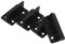 Luxshiny 1 Set Per Scorrevole Antisway Per Porte Scomparsa E Guide Per Armadi Accessori Per Vite Per Installazione Facile E Duratura 4 Pezzi