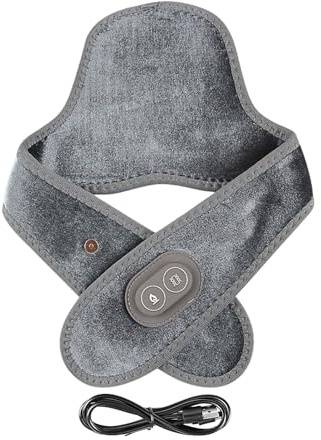 Nackenwärmer Heizkissen USB Betrieben Vibrationsmassagegerät Mit 3 | Nackenheizkissen Massagegeräte Für Linderung Von Beschwerden Muskelentspannung Für Schulter Rücken Männer