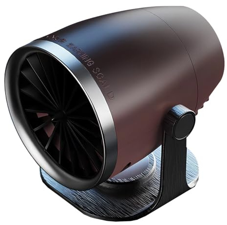 Xinsheinelry Réchaud automobile 12 V à chauffage élevé, plan compact à 360°, rotation verticale à 90°, sûr pour une utilisation en hiver, ventilateur transportable