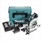 Makita DHS 680 RMJ - Sierra circular de mano con batería (18 V, 165 mm, incluye 2 baterías de 4 Ah y cargador)