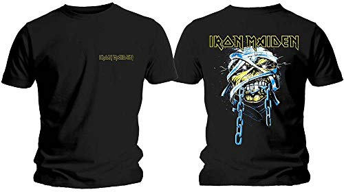 T-Shirt # S Black Unisex # Powerslave Head & Logo