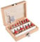 KATUR 15pcs Woodworking Milling Cutter Router Bit Set 1/4 Inch Shank Carbide Tipped Router Bit Set with Wooden Case for Home Improvement and DIY(1/4 Shank)