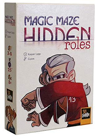 2 Tomatoes Games- Magic Maze Expansion Roles Ocultos | Juego de Mesa de Tablero | Cooperativo | de 3-8 Jugadores | Idioma: Español | Temática: Fantasía, Lugares