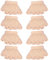 EXCEART 4 Paare Zehlinge Füßlinge Socken öffnen fünf halbe Zehensocken Unsichtbare Sportsocken Yoga Socken Vorfußsocken Frauen Rutschfeste Pilates Balletttanz Zehenschutz - Beige