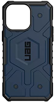 Urban Armor Gear UAG Pathfinder Case kompatibel mit Apple iPhone 14 Pro Max [Wireless Charging/Magnetisches Aufladen kompatibel, Fallschutz nach Militärstandard] blau, 114055115555