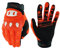 Seibertron Handschuhe - Jugend/Kinder BMX MX ATV MTB Rennrad Mountainbike Fahrrad Offroad/Dirtbike Handschuhe für den Einsatz im Gelände mit Touch-Erkennung vollem Fingerdesign Fluo Orange XS