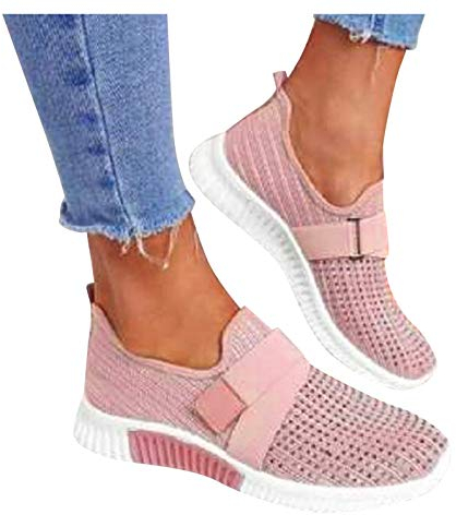 Fulidngzg Damen Laufschuhe 42 Leicht Bequeme Gym Running Schuhe Wasserdicht Walkingschuhe Joggingschuhe Weich Outdoor Turnschuhe Rutschfeste Atmungsaktiv Sneaker Tennis Freizeitschuhe Sportschuhe