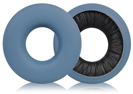 Levigo Cuscinetti auricolari di ricambio in pelle proteica compatibili con Sony WH-CH520, isolamento acustico delle cuffie in spugna memory ad alta densità, parti di riparazione, blu