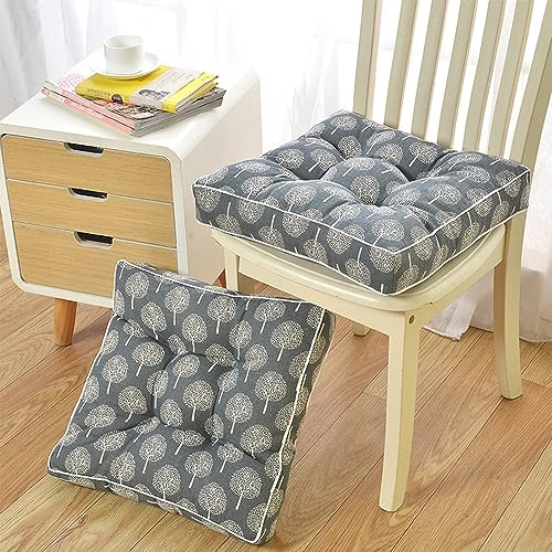 PALVIT Set di 2 cuscini per sedia da pranzo, divano, poltrona, 50 x 50 cm, morbidi trapuntati, per interni, cucina, soggiorno, comodi cuscini da giardino all'aperto