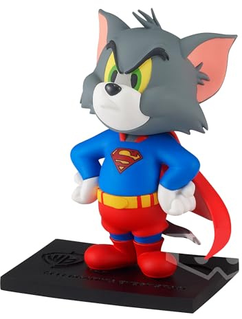 Banpresto Tom Superman Tom und Jerry WB100Th Anniversary Actionfigur, 8 cm, BP88742P, Mehrfarbig