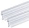 KOOBON Duschdichtung 2x 100cm Ersatzdichtung für Duschtüren Glasstärken 6mm/ 7mm/8mm Duschkabinen Duschtürdichtung Gerade Glastür Wasserabweisende Wasserabweiser Schwallschutz Spritzschutz F66100