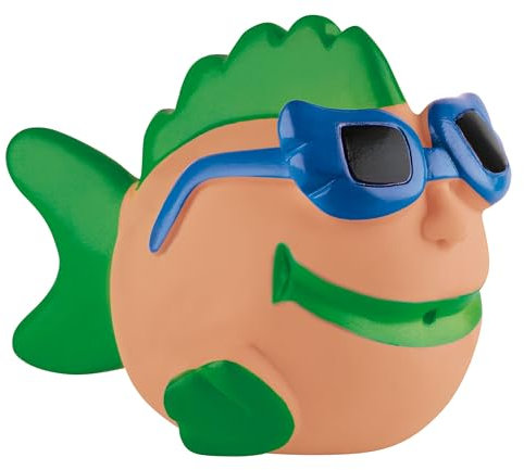 Sunflex® Bubble Fish beige/grün | kleine Tierchen für Pool und Meer | farbenfrohe Wasserspritztiere zum Planschen und Spielen | Wasserspaß für Kinder
