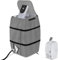 Housse de pompe de chauffage de spa, 1 housse universelle gonflable pour chauffe-eau pour (gris)