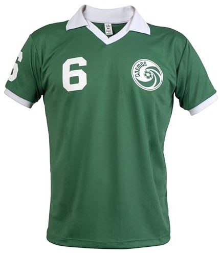 JL Sport Franz Beckenbauer Retro NY Cosmos USA Fußball Trikot Nummer 6 XXL
