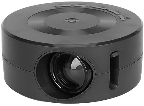 Mini Projector, Full HD 1080P Video Projector, Portable Movie Projector for Outdoor, Built in 4Ω 2W Speaker, Wired Screen Mirroring, Compatible with Android IOS Tablet Laptop