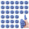 Tyqour 30 Stück Fingerverband Fingerschutz Blauer Fingerlinge Verband Finger Bob Fingerbandage Universelle Fingerlinge Fingerschützer für Arbeit Küche Fingerschutz bei Verletzungen