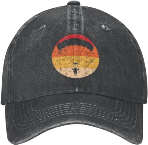 BDJYHACP Baseballkappe Snapback Sonnenhut Baumwolle Klassische Baseballkappe verstellbare Kappe für Paragliding Brüstung Fallschirm Papa Leistung Geburtstagsgeschenk für Männer und Frauen