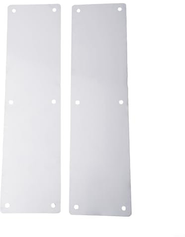 Entgoinggo Door Kick Plates, Stainless Steel Kick Plates Can Be Used for Front and Back Doors Indoors and Outdoors