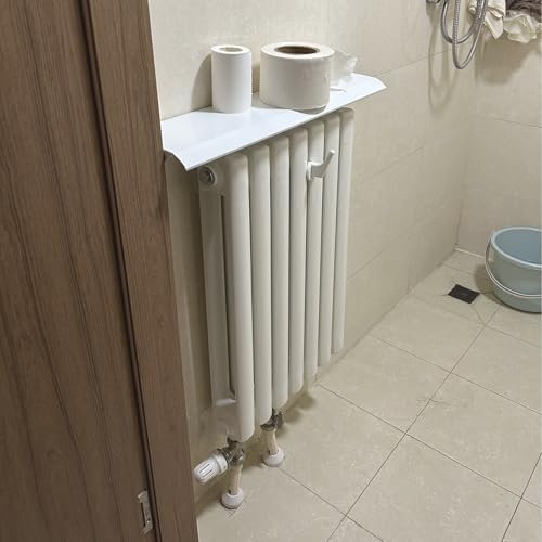 éTagèRe Tablette De Radiateur Étagère de couverture supérieure de radiateur pour protéger les murs, 150 160 170 180 190 200 CM couvertures flottantes blanches pour radiateur, jardin d'enfants/garderie