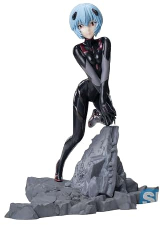 SEGA GOODS Rei Ayanami 30th Anniversary Ver. Fig. 19 cm Evangelion 3.0 + 1.0 Thrice Upon a Time Lumin