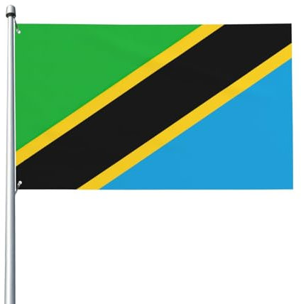 Tansania-Flagge, Druck, dekorative Flagge, Gartenflagge, Hausflaggen für Party, Urlaub, Hof, Outdoor-Dekoration