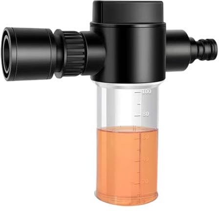 Tuyau à mousse - Pulvérisateur de tuyau d'arrosage - Outil d'arrosage - Distributeur d'engrais liquide de 100 ml - Buse d'arrosage réglable de précision - Pulvérisateur de jardin pour le nettoyage en